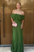 Imagem do VESTIDO DE FESTA VALINHOS VERDE OLIVA