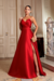 VESTIDO DE FESTA EM ZIBELINE CAMPINAS VERMELHO - comprar online