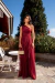 VESTIDO DE FESTA VERSALHES MARSALA - loja online