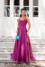 VESTIDO DE FESTA BUSTO DRAPEADO FÚCSIA - comprar online