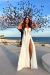 VESTIDO LONGO COM MAX FENDA BRANCO