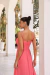 VESTIDO LONGO BUSTO FRANZIDO CORAL - Toth Store | Vestido de Festa | Moda Feminina