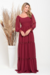 VESTIDO LONGO DE FESTA SUMARÉ MARSALA - comprar online