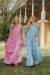 VESTIDO DE FESTA EM CHIFFON HOLAMBRA AZUL SERENITY CLARO - comprar online