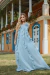 Imagem do VESTIDO DE FESTA EM CHIFFON HOLAMBRA AZUL SERENITY CLARO