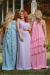 Imagem do VESTIDO DE FESTA EM CHIFFON HOLAMBRA AZUL SERENITY CLARO