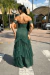 VESTIDO DE FESTA ALFENAS VERDE ESMERALDA - comprar online
