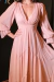 VESTIDO DE FESTA COM MANGA LONGA AURORA ROSE