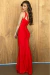 VESTIDO EM BANDAGEM VERMELHO COM DETALHE NO BUSTO - Toth Store | Vestido de Festa | Moda Feminina