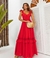 VESTIDO LONGO EM LAISE VERMELHO - Toth Store | Vestido de Festa | Moda Feminina