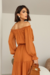 VESTIDO LONGUETE BOHO CHIC TERRACOTA