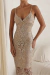 Imagem do VESTIDO MIDI COM BORDADO NUDE