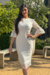 VESTIDO MIDI EM RENDA BRANCO