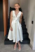 VESTIDO MIDI EM ZIBELINE COM ALÇAS LARGAS - comprar online