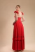 VESTIDO LONGO EM LAISE VERMELHO na internet