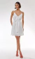 VESTIDO CURTO ALÇA DE METAL 142111 OFF WHITE