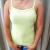 BLUSA REGATA MALHA ALÇA FINA SLOUDER VERDE LIMAO