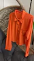 BLUSA CAMISA SALINAS LARANJA