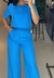 CONJUNTO DE CALÇA LONGO AZUL