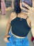 BLUSA CROPPED CURTO MABEL PRETO