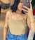 BLUSA TOP ALFA MARROM