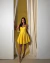 VESTIDO CURTO EM LAISE SV-1528 AMARELO