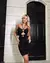 VESTIDO ALLURE STRONG ARGOLA DUPLA PRETO