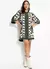VESTIDO T SHIRT FLORAL ARABESQUE 341350 FARM - comprar online