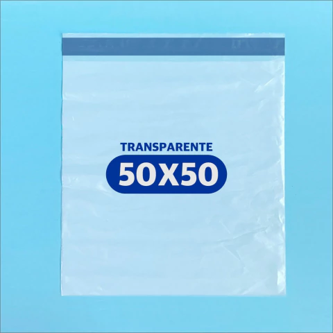 Envelope Plástico Transparente com Lacre 50x50 - comprar online