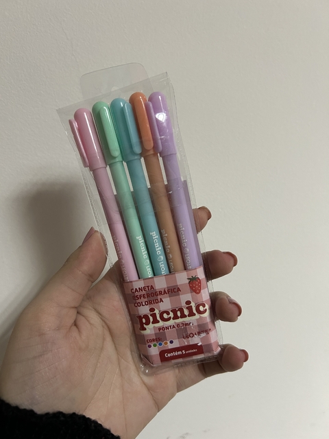 KIT CANETA PICNIC CANDY