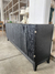 BAJO ESP DISEÑO DISCONTINUO 4 PTAS VARILLADAS /INT 8 CAJONES Y 2 ESTANTES 2,00X,40X0,80