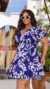 Vestido Plus Size Curto Penélope Azul - loja online