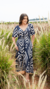 Vestido Plus Size Longo Summer Náutico na internet