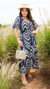 Vestido Plus Size Longo Summer Náutico