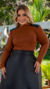 Blusa Plus Size Francesa - Bombys