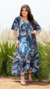 Vestido Plus Size Longo Summer Oceano