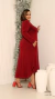 Vestido Plus Size Longo Manga Longa Com Bolso