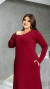 Imagem do Vestido Plus Size Longo Manga Longa Com Bolso