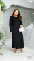 Imagem do Vestido Plus Size Longo Manga Longa Com Bolso
