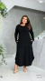 Imagem do Vestido Plus Size Longo Manga Longa Com Bolso