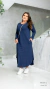 Vestido Plus Size Longo Manga Longa Com Bolso na internet