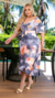 Vestido Plus Size Longo Summer Aquarela