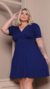Vestido Plus Size Manga Bufante Princesa - Bombys