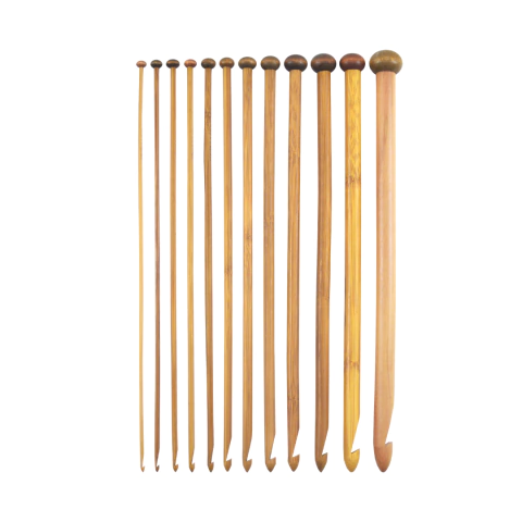 AGULHA CROCHÊ TUNISIANO BAMBU CIRCULO