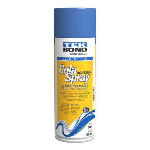 COLA SPRAY REPOSICIONAVEL TEKBOND 340G