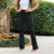 CALÇA JEANS FEMININA FLARE PRETA