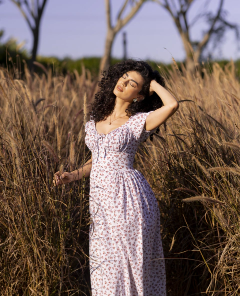 Vestido Antúrio Midi - Floral