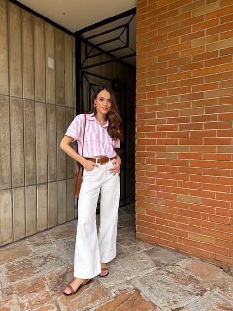 Camisa Júlia rosa