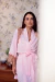 Robe Nonna rosa curto - comprar online