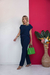 Conjunto Feminino Calça e Blusa Manga Flutuante - comprar online